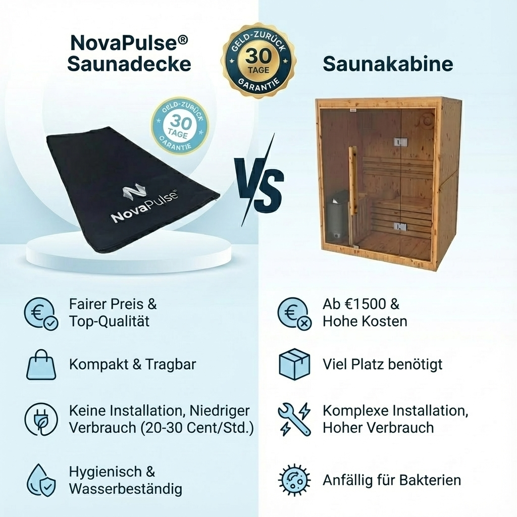 Infrarot-Saunadecke mit Reißverschluss – Leder