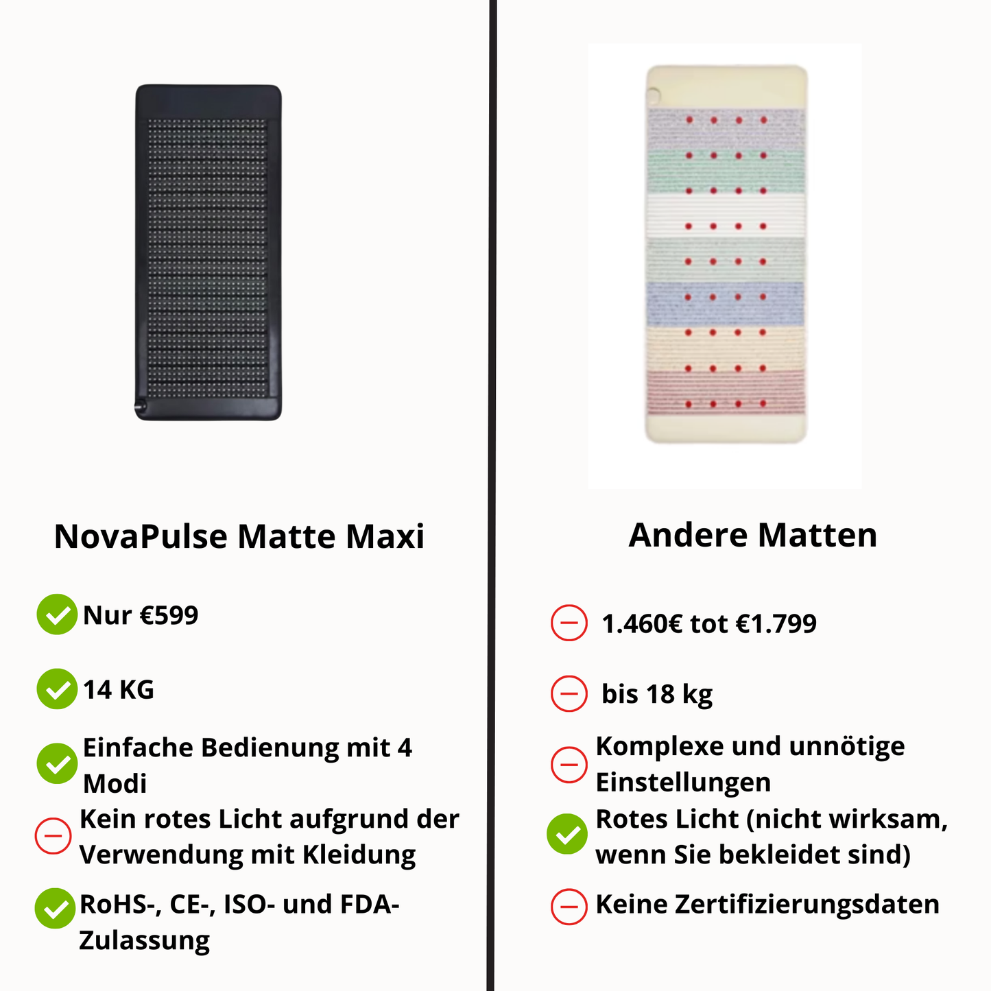 NovaPulse - Therapiematte Maxi