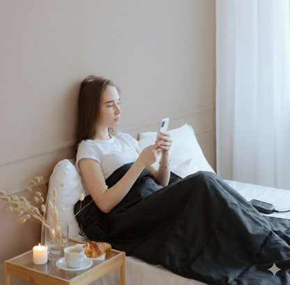 Infrarot-Saunadecke mit Reißverschluss – Leder